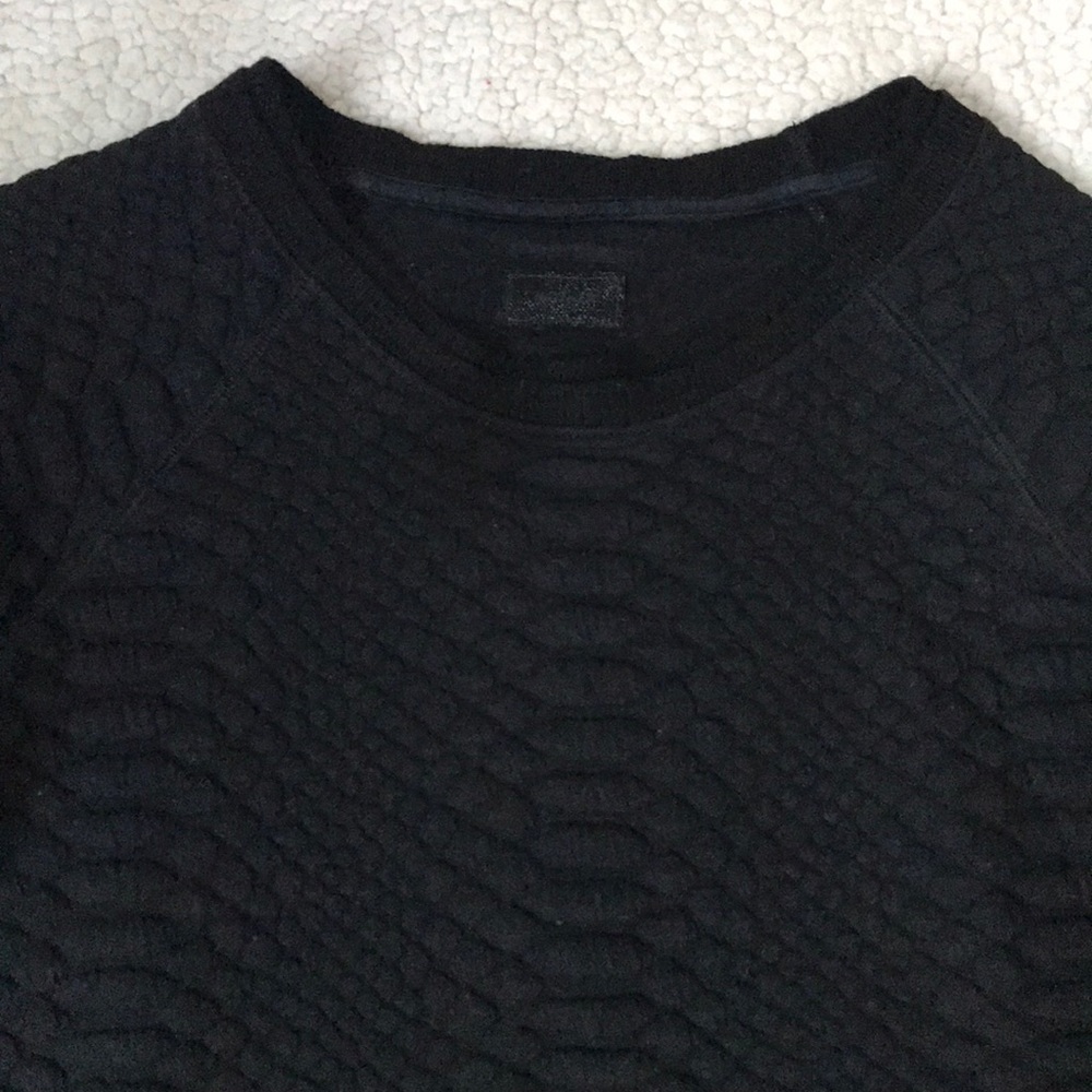 MOTHER textured pull over sweatshirt